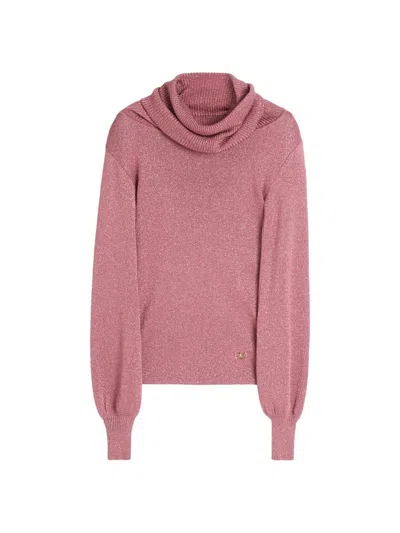 Valentino Women's Lurex Sweater In Blush Rose