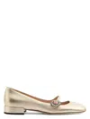 Valentino Women's Mary-jane Preshoes Leather Ballets In Grey