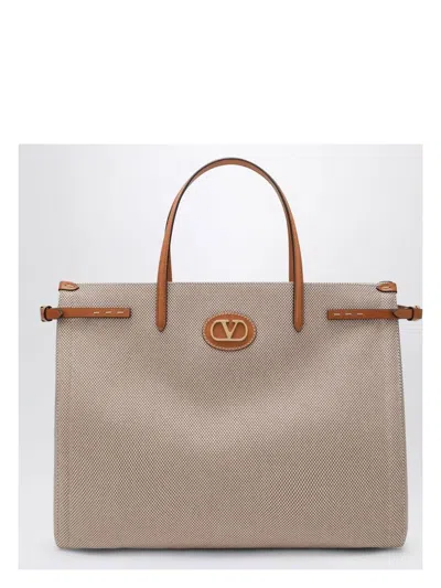 VALENTINO GARAVANI WOMEN'S MEDIUM ANTIBES CANVAS TOTE BAG