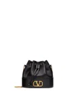 Valentino Chain-link Shoulder Strap Bucket Bag With Gold-tone Hardware