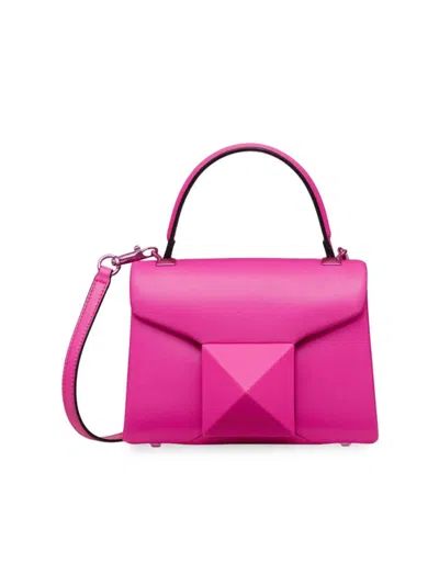 Valentino Garavani Women's Mini One Stud Handbag In Nappa In Pink Pp