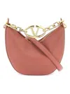 Valentino Mini Vlogo Moon Leather Top Handle Bag In Mixed Colours