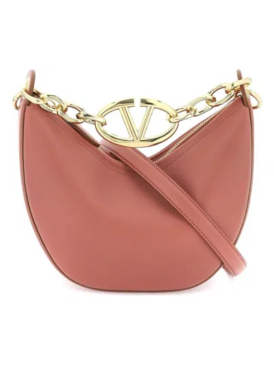 Valentino Garavani Mini Vlogo Moon Leather Top Handle Bag In Mixed Colours