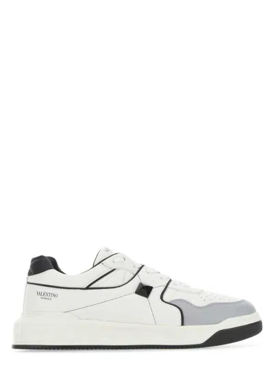 VALENTINO GARAVANI WOMEN'S MULTICOLOR NAPPA LEATHER ONE STUD SNEAKERS | SIZE 45 | ZY2S0E71NWN COLOR 0N2