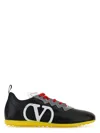 Valentino Garavani Black Nappa Leather Chromathon Sneakers