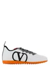 Valentino Chromathon Low-top Sneakers In Perforated Leather