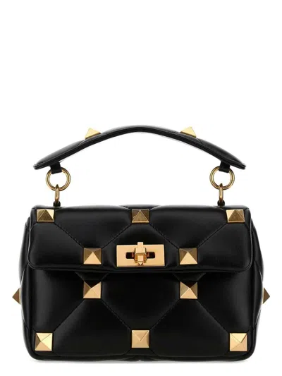 VALENTINO GARAVANI WOMEN'S NAPPA LEATHER MEDIUM ROMAN STUD HANDBAG