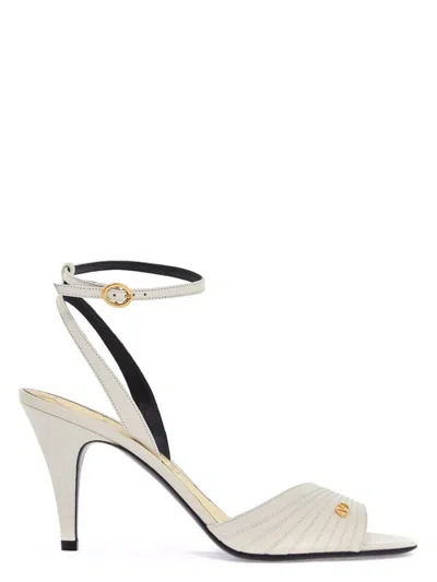 VALENTINO GARAVANI WOMEN'S NATURAL SANDAL 1 GOLDEN LOGO BRACELET
