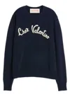 Valentino Women's Navy Wool Sweater