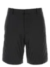Valentino Garavani Black Nylon Bermuda Shorts