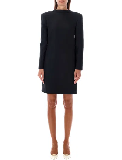 VALENTINO WOMEN'S OPEN BACK BOW MINI DRESS