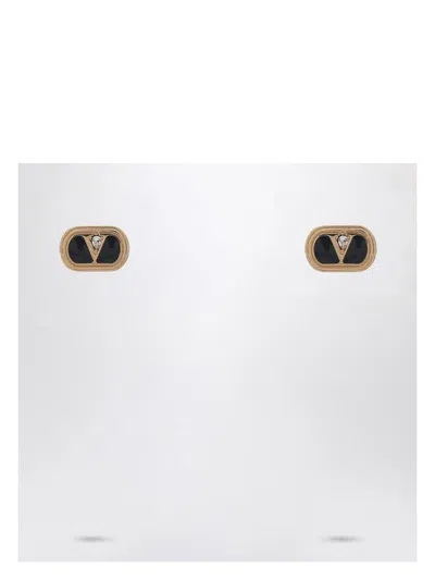 VALENTINO GARAVANI WOMEN'S OVAL EARRINGS WITH CRYSTALS
