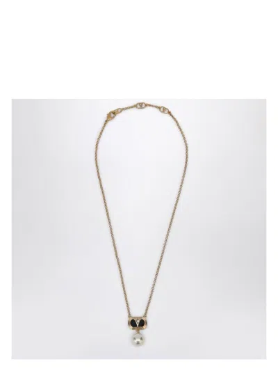 VALENTINO GARAVANI WOMEN'S OVALETTE NECKLACE WITH SWAROVSKI PEARL