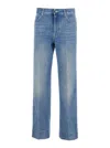 Valentino Women Pantalone In Denim | Solid | Denim Lav. Blu Medio
