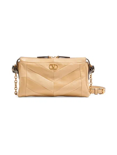 VALENTINO GARAVANI WOMEN'S PANTHEA SMALL SHOULDER BAG IN NAPPA LEATHER