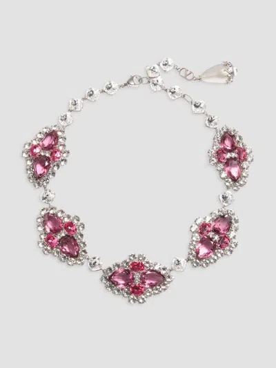 Valentino Garavani Pas Plus Necklace In Brown
