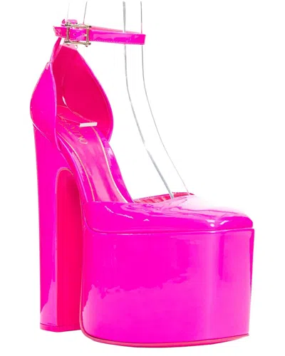 Pre-owned Valentino Garavani Valentino Women's Patent Leather Discobox Platform Heel (authentic Pre-loved)