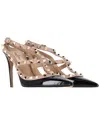 Valentino Women's Patent Leather Rockstud 100 Pump In Black