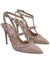 Valentino Women's Patent Leather Rockstud Sandal (authentic Pre-loved) In Multi
