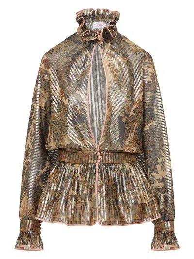VALENTINO WOMEN'S PEKIN BLOUSE TOP