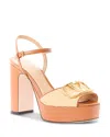 Valentino Women's Platform Sandals In Neutral