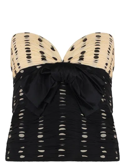 VALENTINO WOMEN'S PLUSDEPOIS PRINT CHIFFON TOP