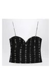 Valentino Plusdepois Print Top In Silk In Black