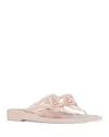 Valentino Garavani Summer Vlogo Signature Thong Sandals In Rose Quart