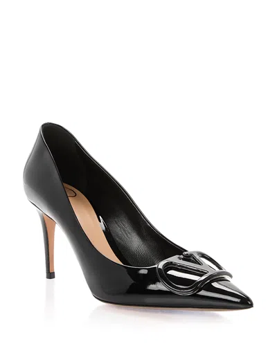 Valentino Garavani Women's Pointed Pumps In Black