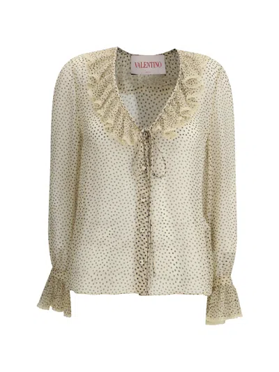 Valentino Women Polka Dot Shirt