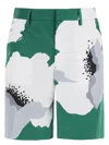 Valentino Garavani Printed Cotton Bermuda Shorts