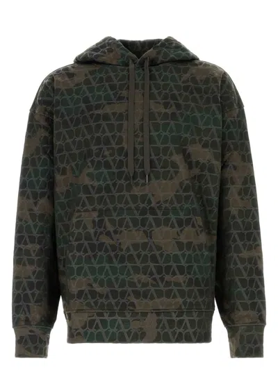 Valentino Women's Printed Cotton Blend Oversize Sweatshirt