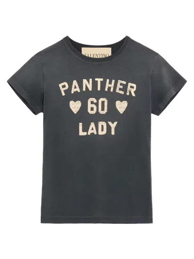 Valentino Womens Nero Betulla Printed Short-sleeves Cotton-jersey T-shirt In Multi