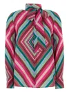 Valentino Women's Printed Crepe Shirt
