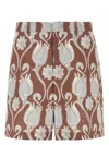 Valentino Garavani Printed Linen Bermuda Shorts