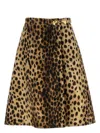 Shop Valentino Women's Printed Wool Skirt
