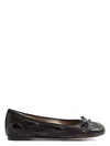 Valentino Garavani Quiltie Ballerina 67 In Quilted Nappa Leather Woman Black 37 In Black