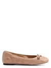 Valentino Garavani Quiltie Ballerina 67 In Quilted Nappa Leather Woman Rose Cannelle 42 In Orange