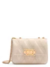 Valentino Women's Quiltie 67 Small Leather Shoulder Bag In White