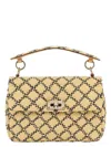Valentino Women's Raffia Rockstud Handbag