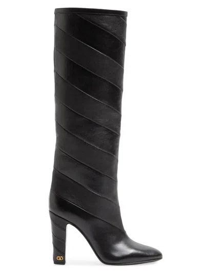 VALENTINO GARAVANI WOMEN'S RAYONS 100MM NAPPA BOOTS