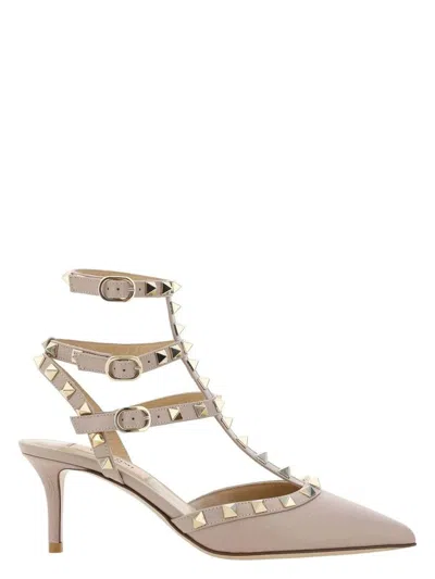 Valentino Garavani Women's Rockstud Ankle Strap T. 65 Pumps