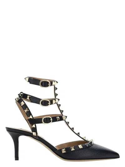 VALENTINO GARAVANI WOMEN'S ROCKSTUD ANKLE STRAP T. 65 PUMPS