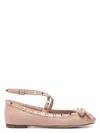Valentino 'patent Leather Rockstud In Rosecanne