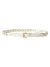 VALENTINO GARAVANI WOMEN'S ROCKSTUD BELT IN SHINY CALFSKIN 15 MM