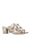 Valentino Women's Rockstud Block Heel Slide Sandals In Multi