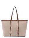 VALENTINO GARAVANI WOMEN'S ROCKSTUD CANVAS MEDIUM TOTE