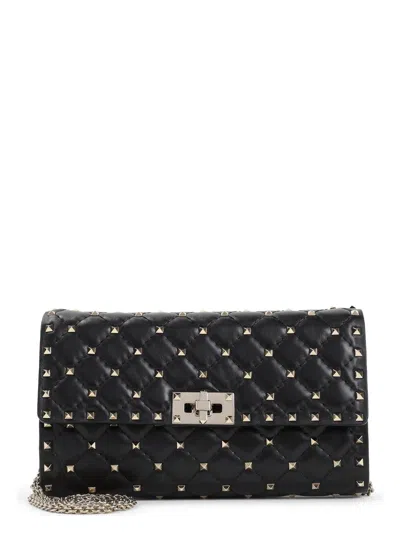 Valentino Garavani Women's Rockstud Clutch In Black