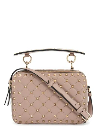 Valentino Garavani Women's Rockstud Cross Body Bag In Poudre