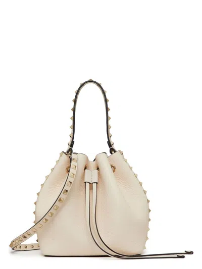 VALENTINO GARAVANI WOMEN'S ROCKSTUD DRAWSTRING BUCKET BAG